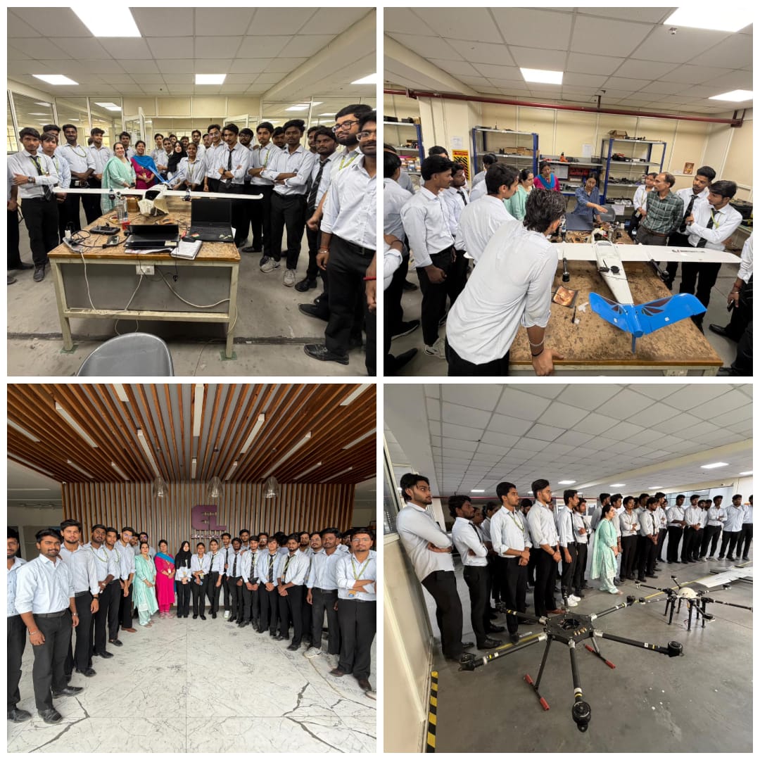 Industrial Visit To Elcomponics Aerob Technologies By GNIOT ECE Students